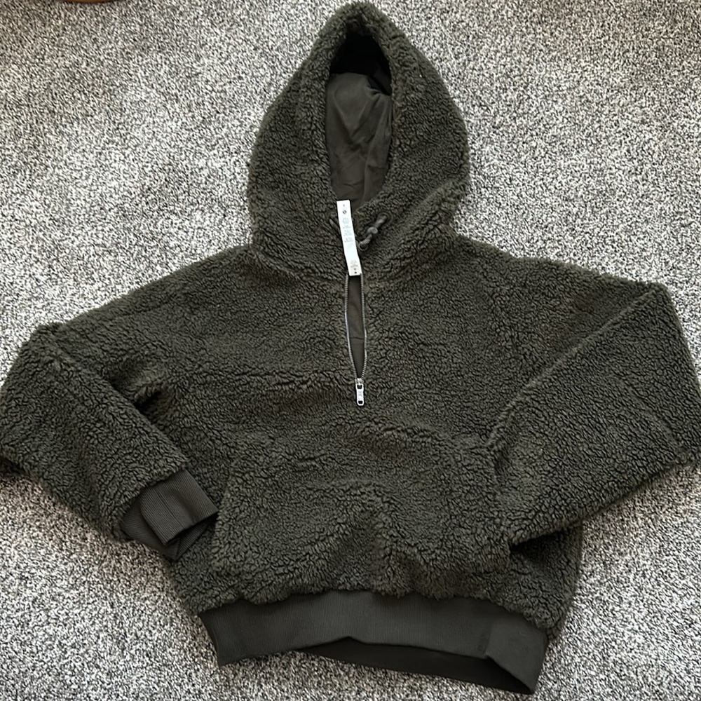Lululemon sherpa quarter zip